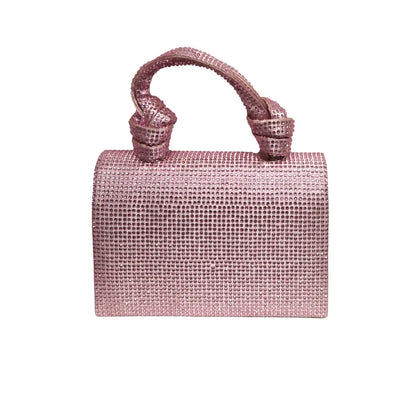 Bolso Asa Bella Brillo Rosa