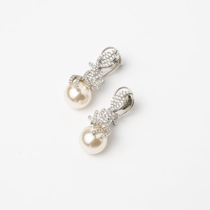 Venta Flash Vintage Pendientes Valoria Ed. Limitada Plata Shine Perla