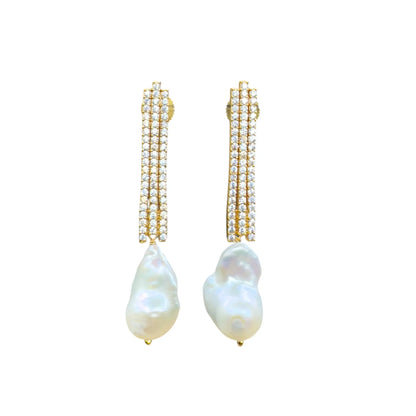 Pendientes Ilustre Shine Perla