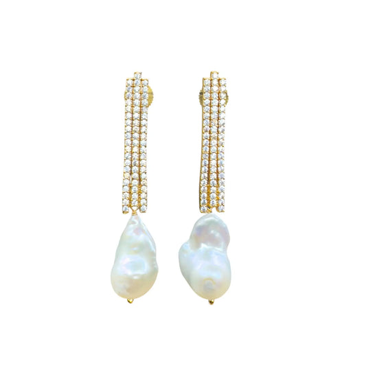 Pendientes Ilustre Shine Perla