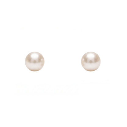 Pendientes Lunnar Perla - 9 mm