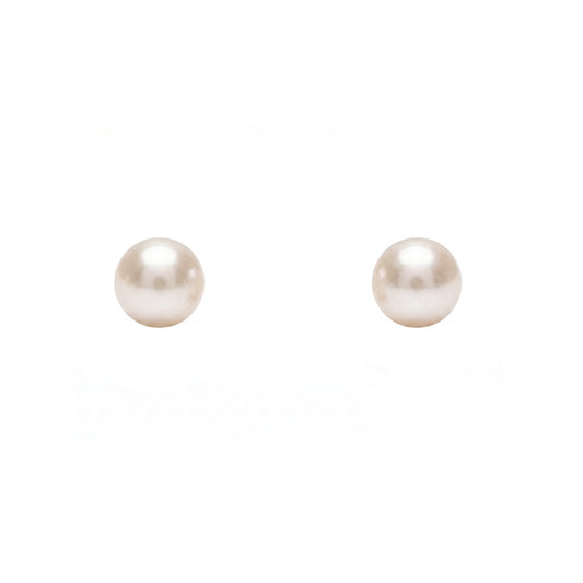 Pendientes Lunnar Perla - 9 mm