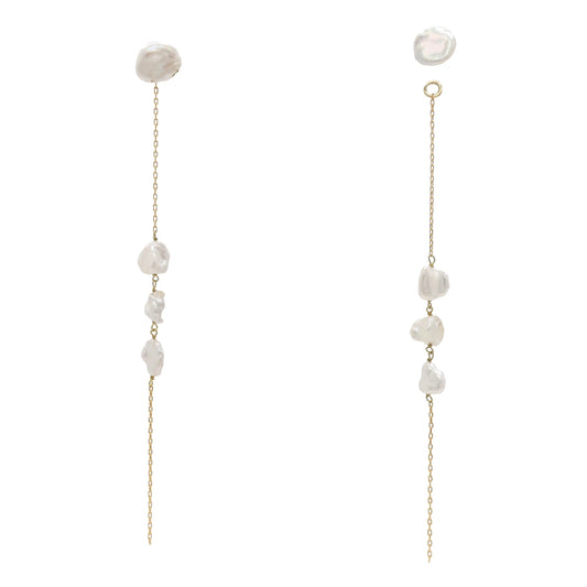 Pendientes Estela Desmontable Perlas