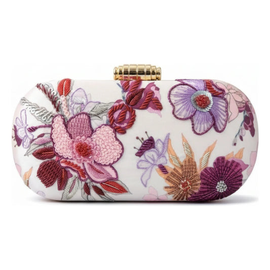 Bolso Ovalado Lennox Florencia Morado y Buganvilla