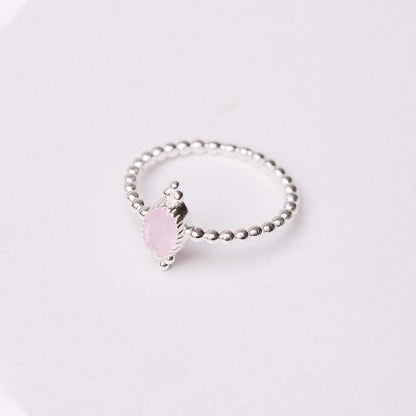 Anillo Collins Ed. Limitada Rosa Caley Plata