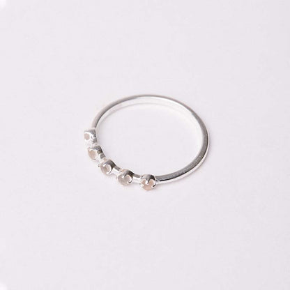 Anillo Larsson Ed. Limitada Rosa Greymoon Plata