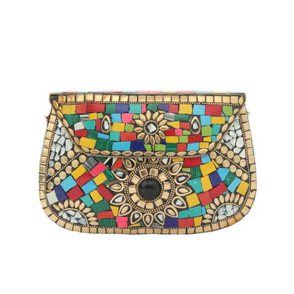 Bolso Cofre Mosaico Koneru Multicolor