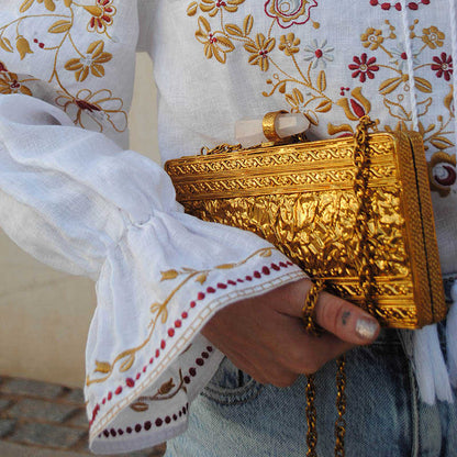 Clutch Deluxe Ajanta Dorado