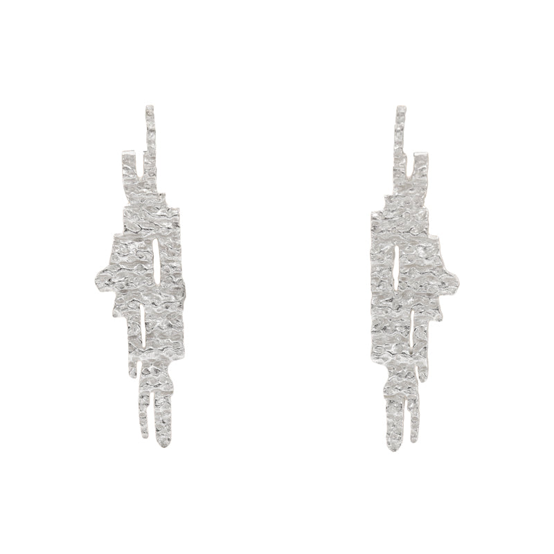 Pendientes Kelp Plata