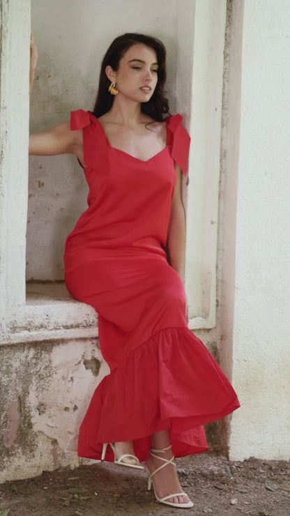 Vestido Bahía Rojo