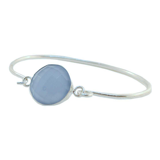 Pulsera Normandía Plata Azul claro