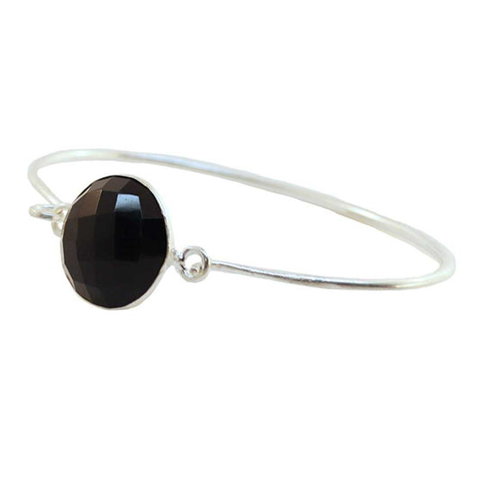 Pulsera Normandía Plata Negro