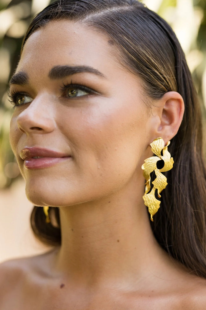 Pendientes Hojarasca de ACUS Complementos, colección Sabana