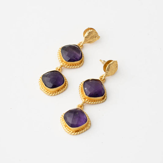 Pendientes Auregui Ed. Limitada Morado