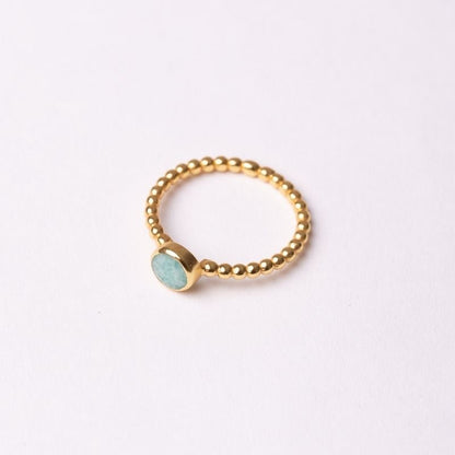 Anillo Trena Verde Agua Ed. Limitada