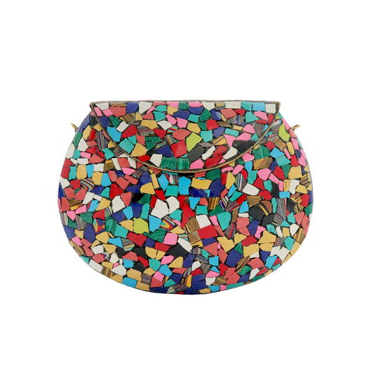 Bolso Cofre Mosaico Musal Multicolor