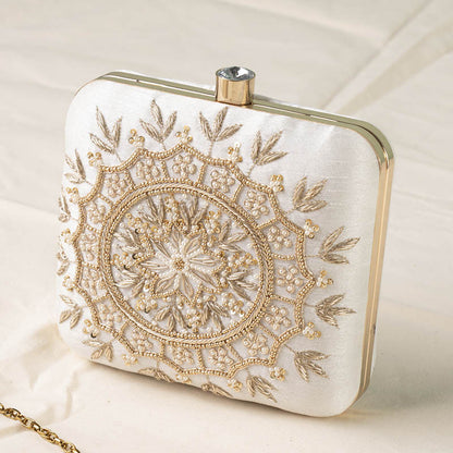 Bolso Cuadrado Sarni Blanco