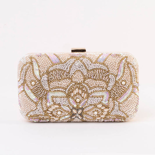 Bolso Narlai Beige y Rosa