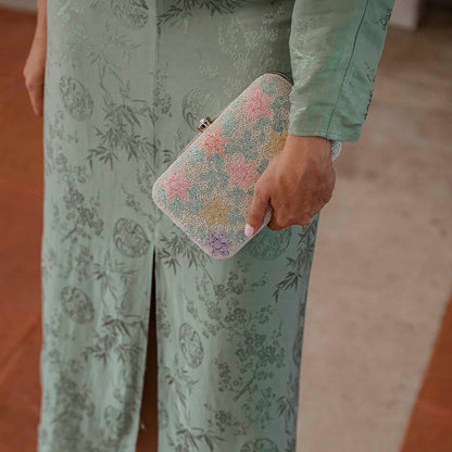 Bolso Nilaj Plata Pastel