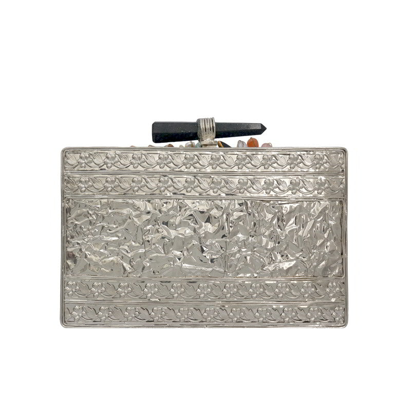 Clutch Deluxe Cheroqui Joya Plata ACUS