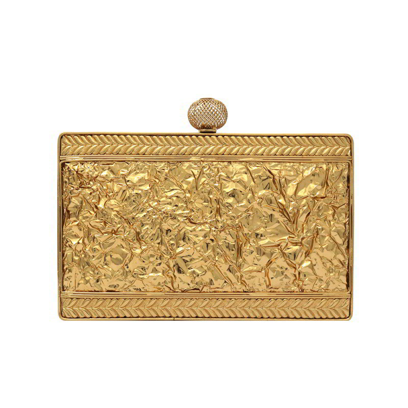 Clutch Deluxe Lines Gold Nácar