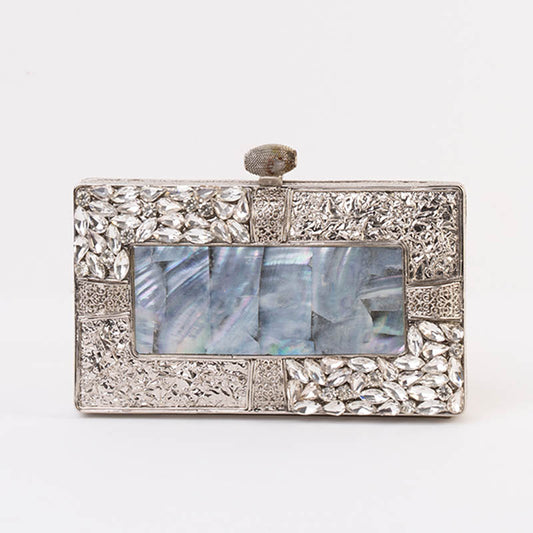 Clutch Deluxe Rukh Plata Azul