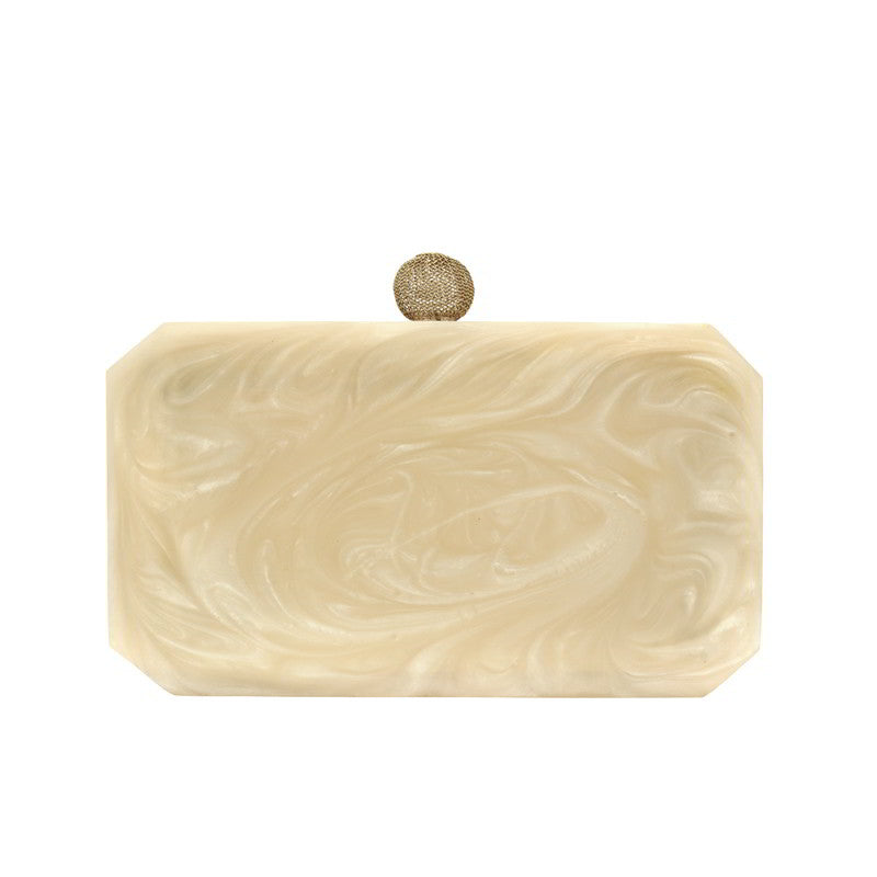 Clutch Dhau Beige Bordado