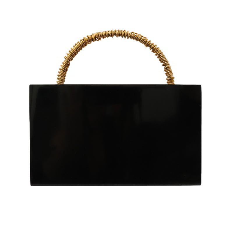 Clutch Moya tri piedras Negro