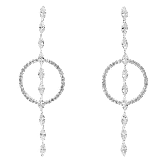 Pendientes Film Plata Shine